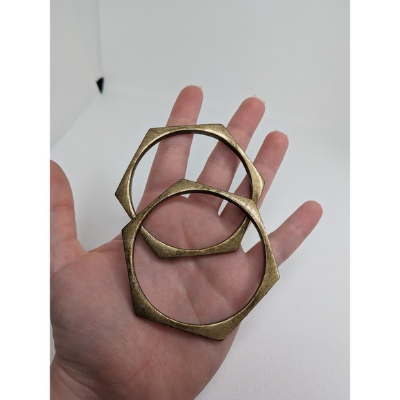 2 Chloe & Isabel Rhinestone Edgy Bangles - Picture 2 of 5